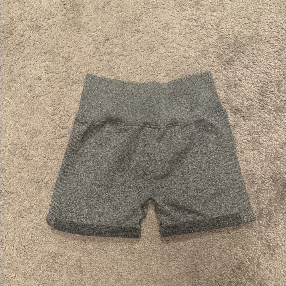 Gray Women's Scrunch Bum Shorts (size M)